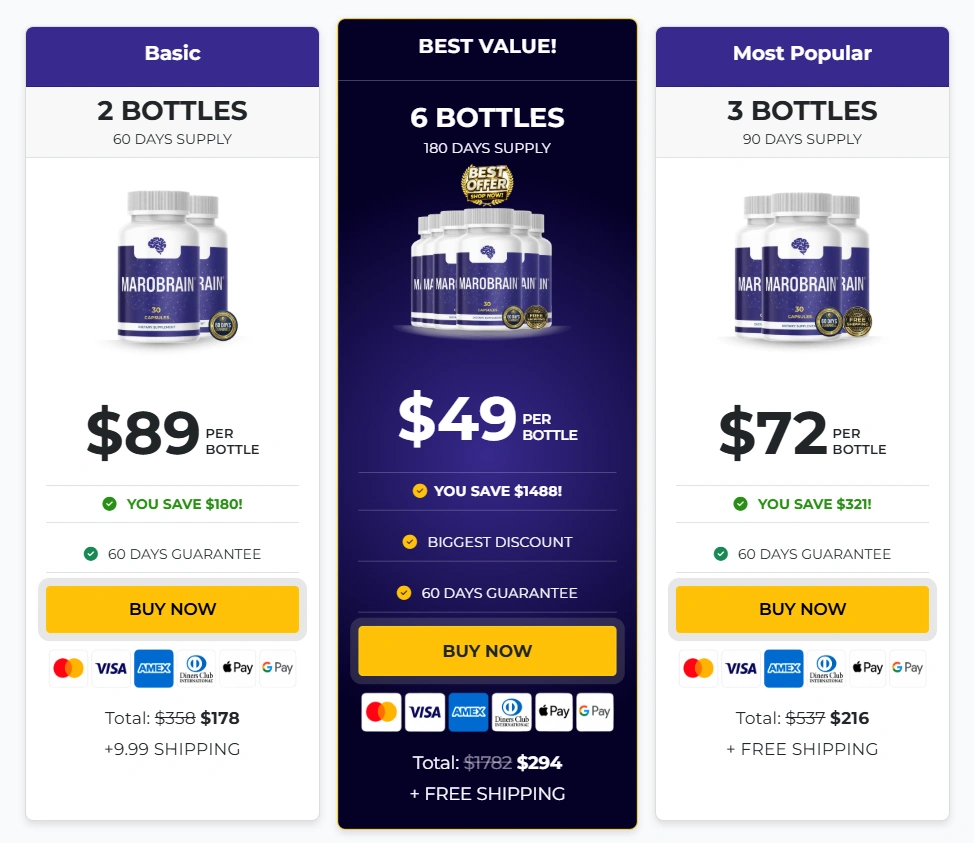 Marobrain price